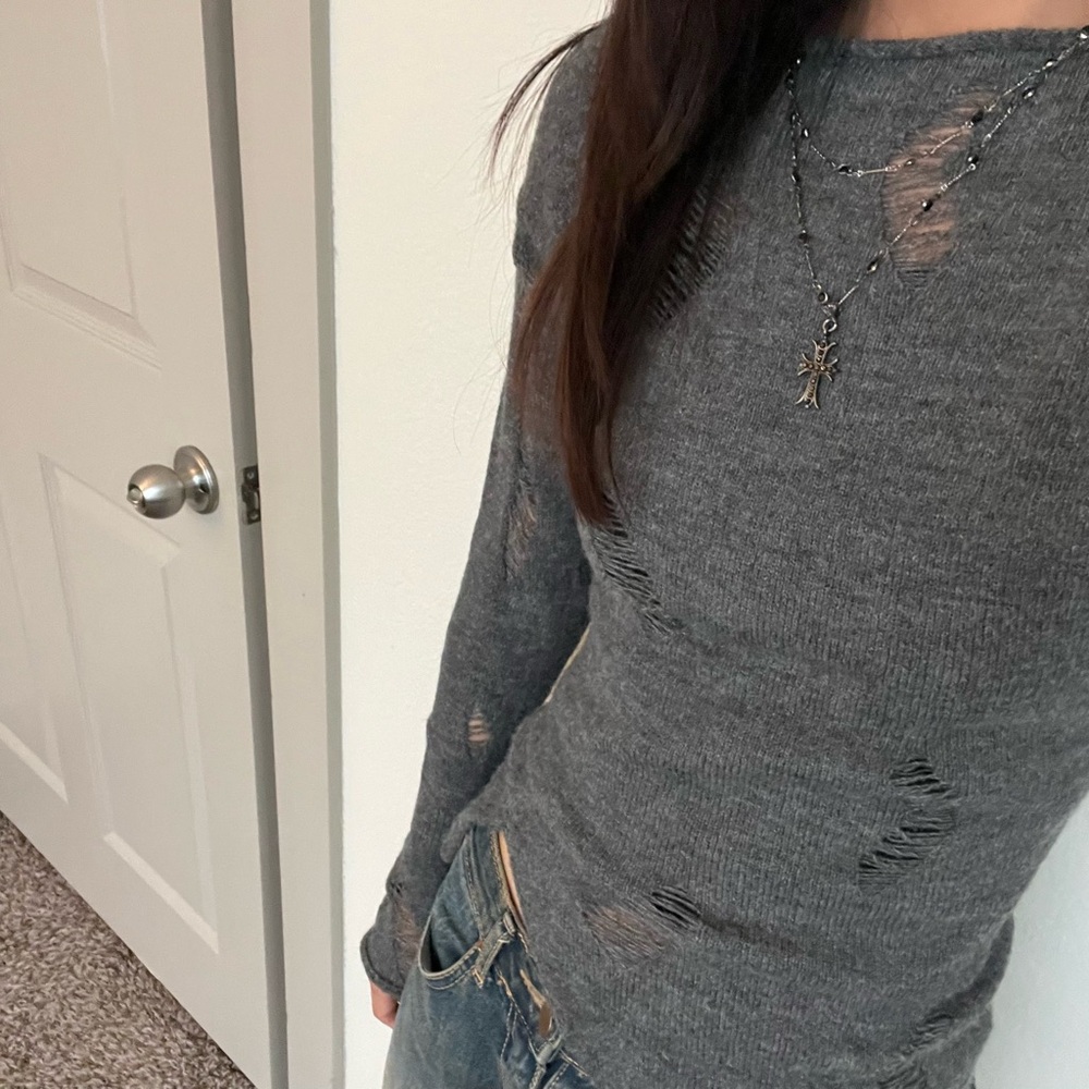 Ripped Sweater